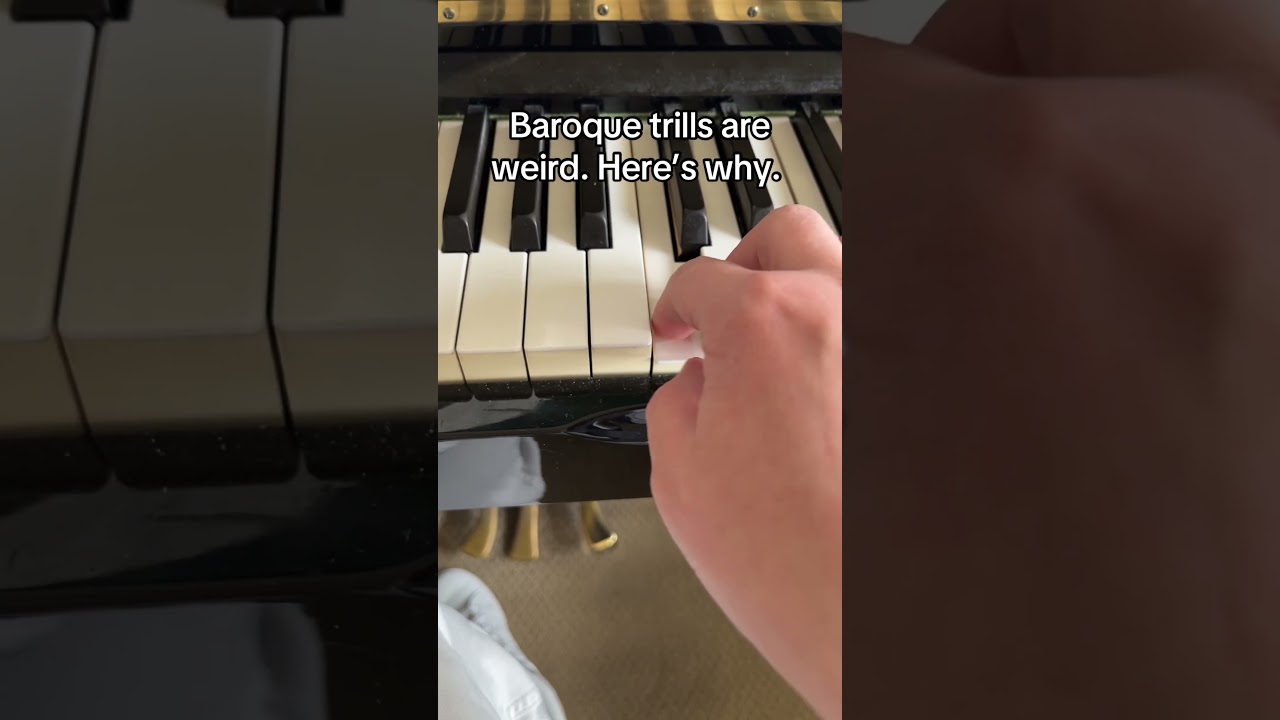 Baroque trills are weird, here&rsquo;s why. #musicperformance #pianotips #woodwindplayer #musictheory