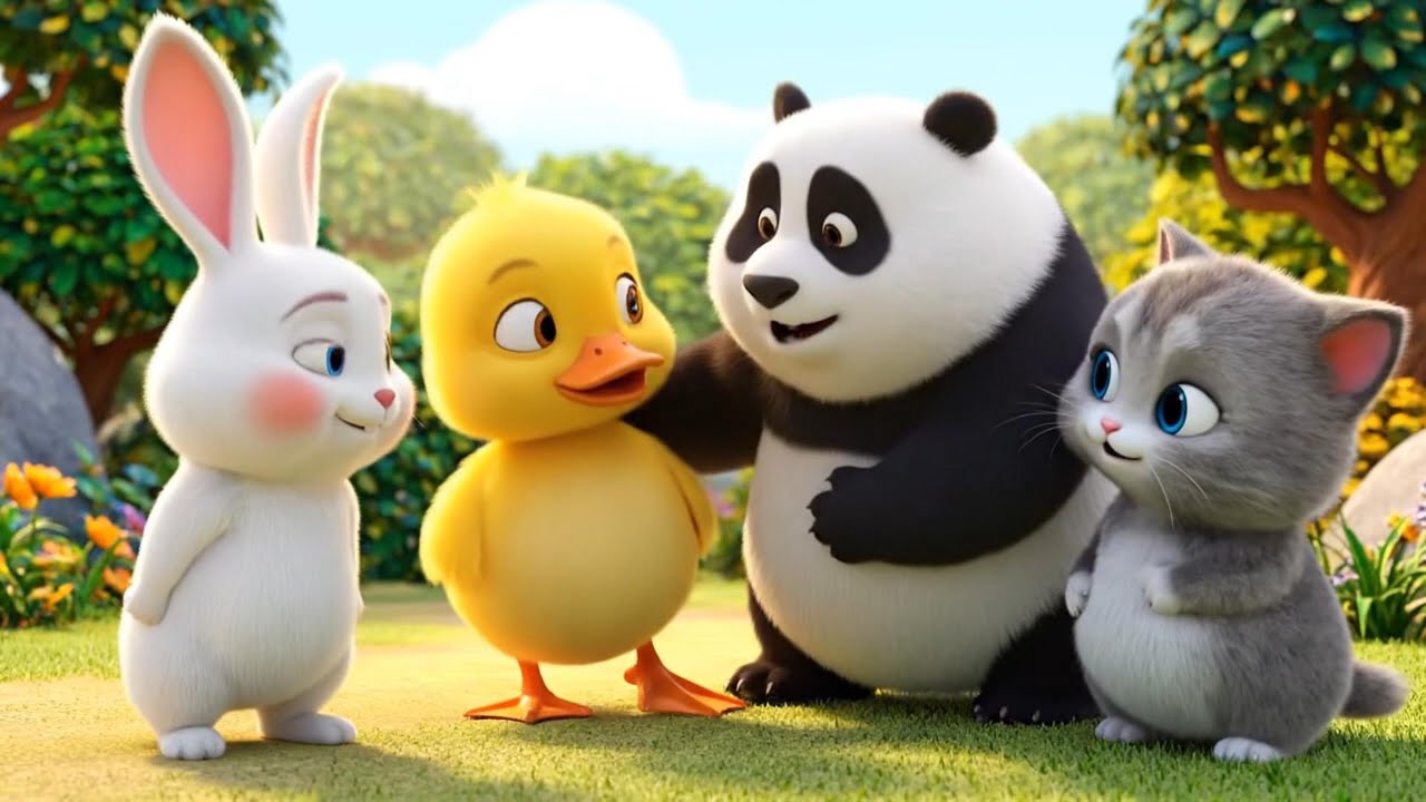 🐰🐥 Roro, Kiki, and Dodo: Saving Pip the Panda with an Inclined Plane