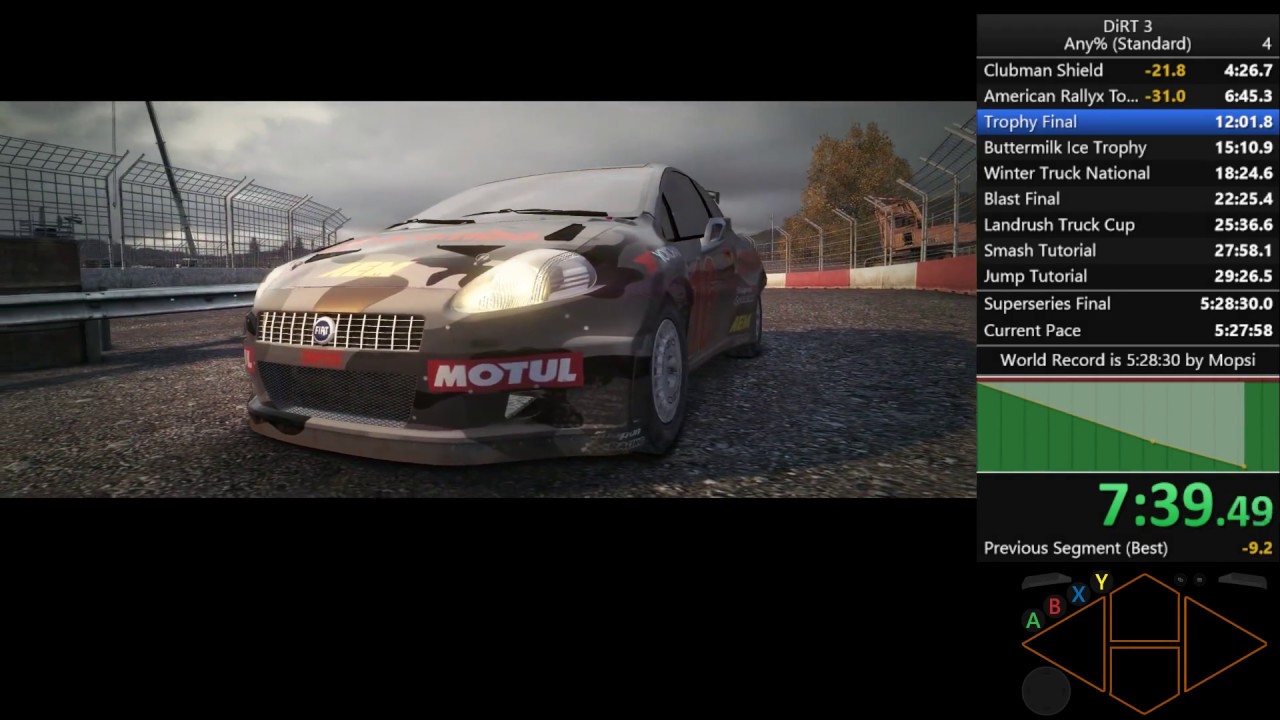 DIRT 3 - Speedrun - Dirt Tour (5:18:01)