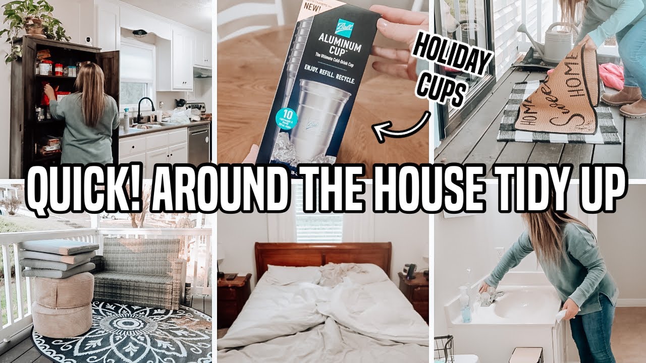 LAST MINUTE HOLIDAY CLEAN UP | QUICK CLEANING MOTIVATION