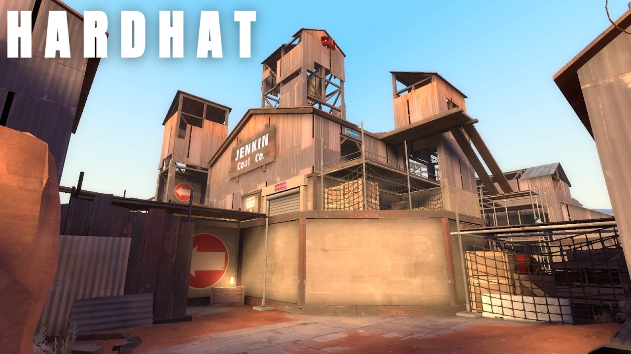 arena_hardhat_b2a - TF2 Community Map Gameplay