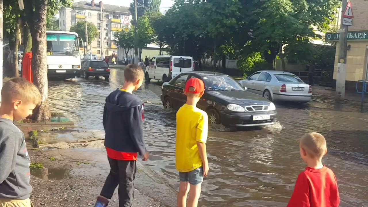 ПОТОП У ЖИТОМИРІ 17.07.18 ЗЛИВА КОТОВСЬКОГО / ЩОРСА /ПОКРОВСЬКА / ГРУШЕВСЬКОГО