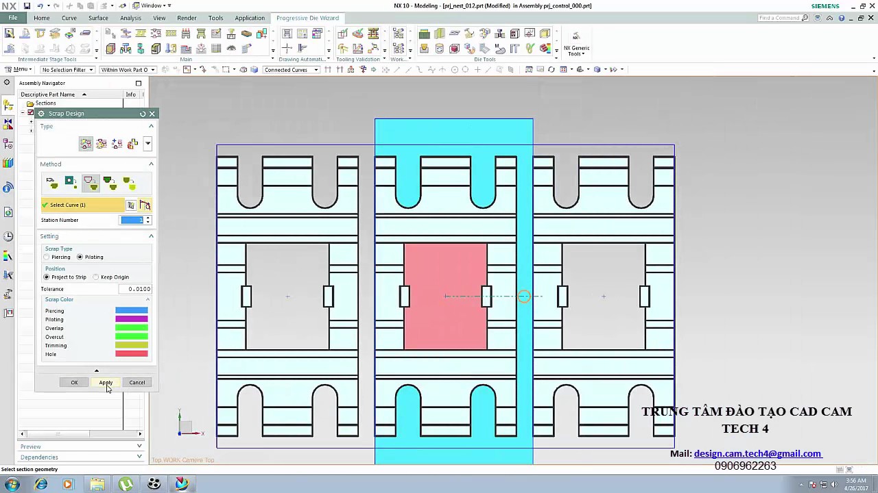 TẠO LAYOUT KHUON DẬP LIÊN HOÀN