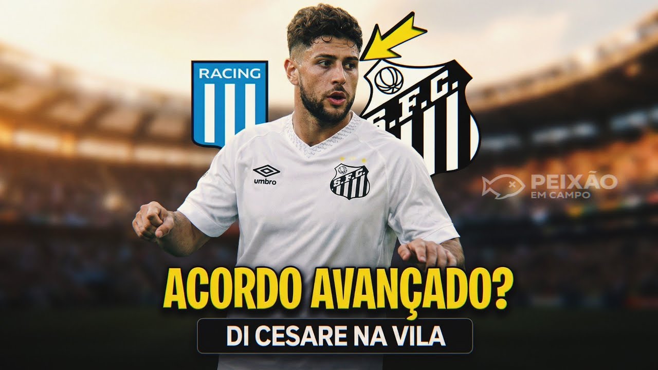SANTOS AGE EM SILÊNCIO E AVANÇA POR DI CESARE!