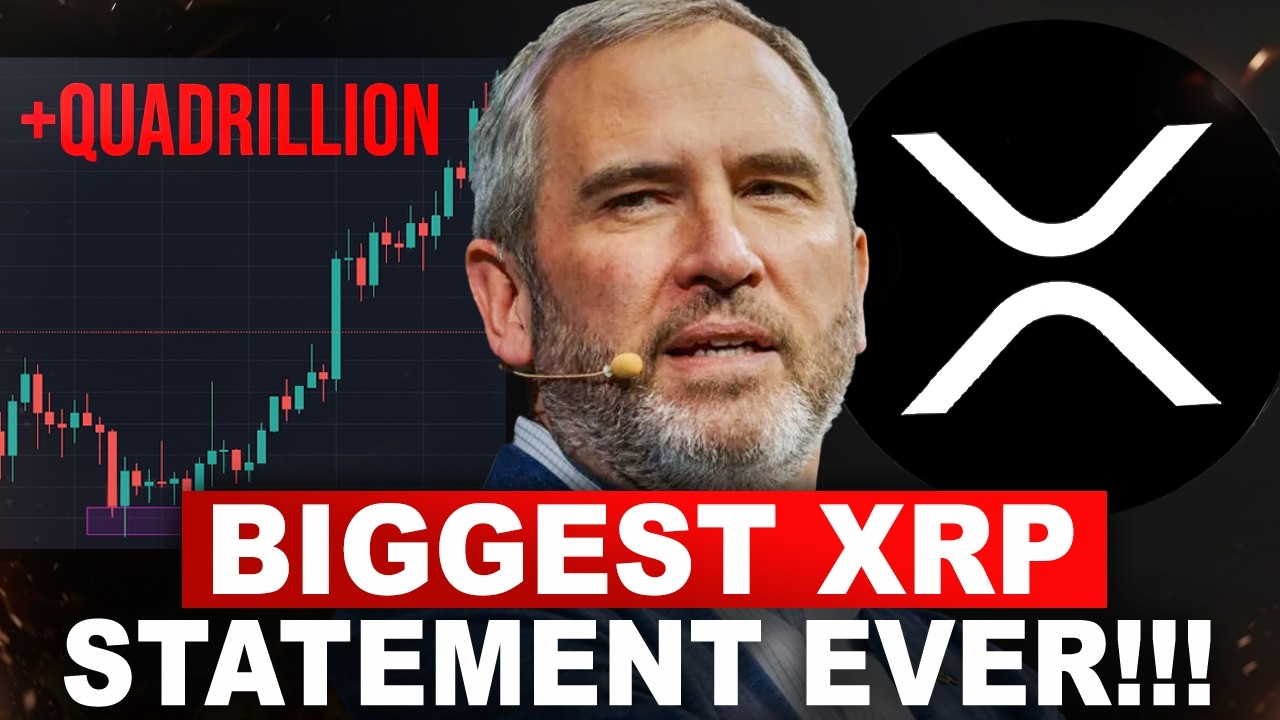 САМОЕ КРУПНОЕ ЗАЯВЛЕНИЕ Ripple О XRP ЗА ВСЮ ИСТОРИЮ!! ЭТО ПРОСТО ОГРОМНО! (КВАДРИЛИОНЫ)