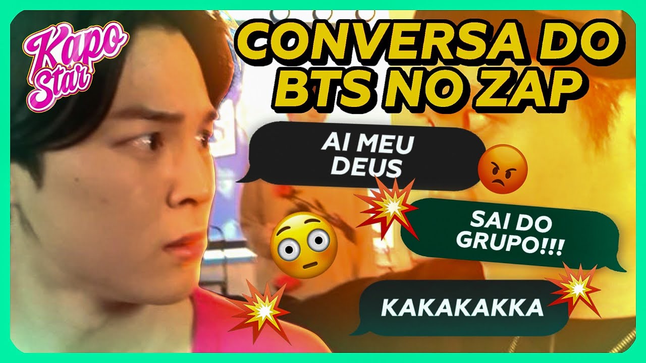 O grupo do BTS no zap saiu do controle! CONVERSA DO BTS NO ZAP | KAPOSTAR