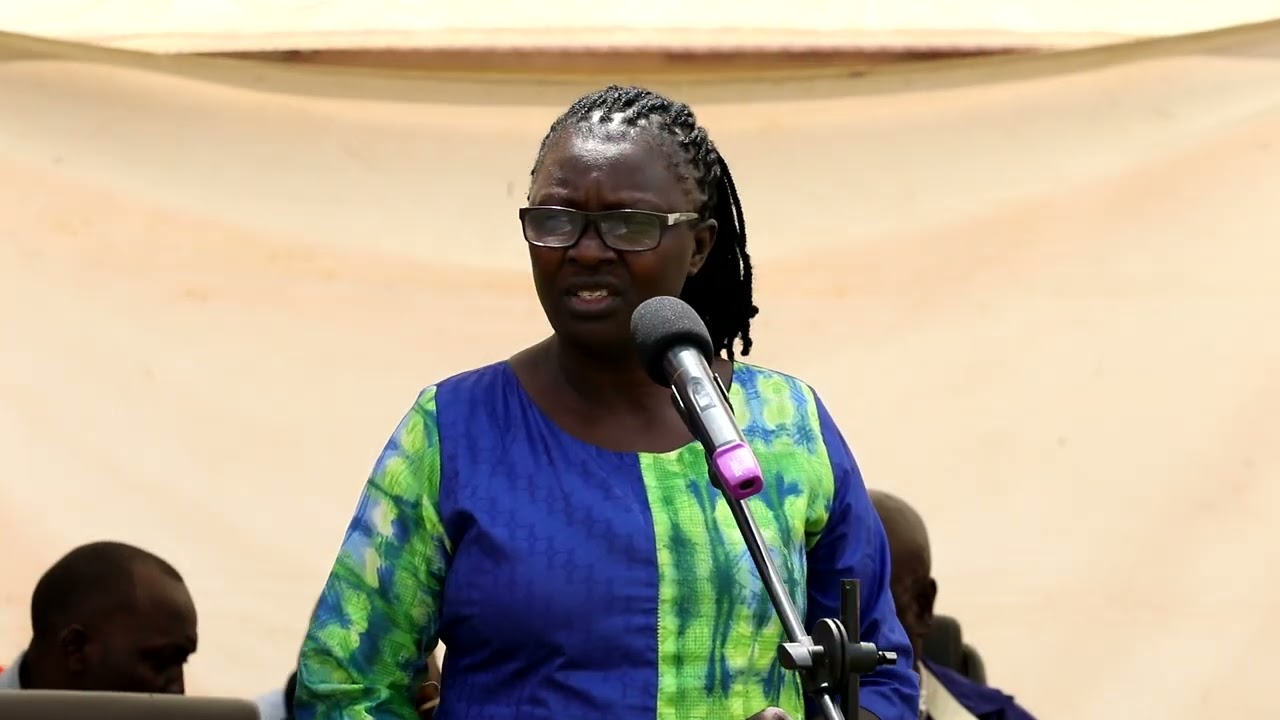 Commissioner Agnes Alaba updates busia residents on the mining Formalisation