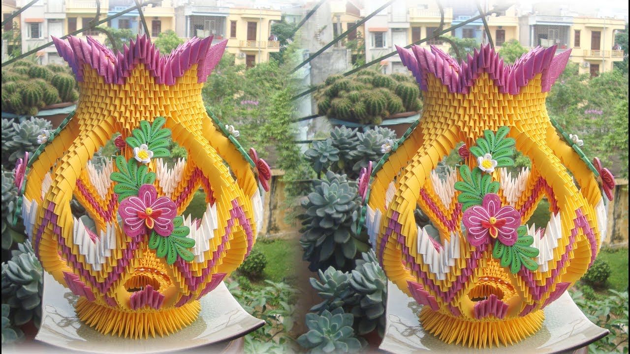 3D Origami Lantern V3 | Paper Lantern Home Decoration