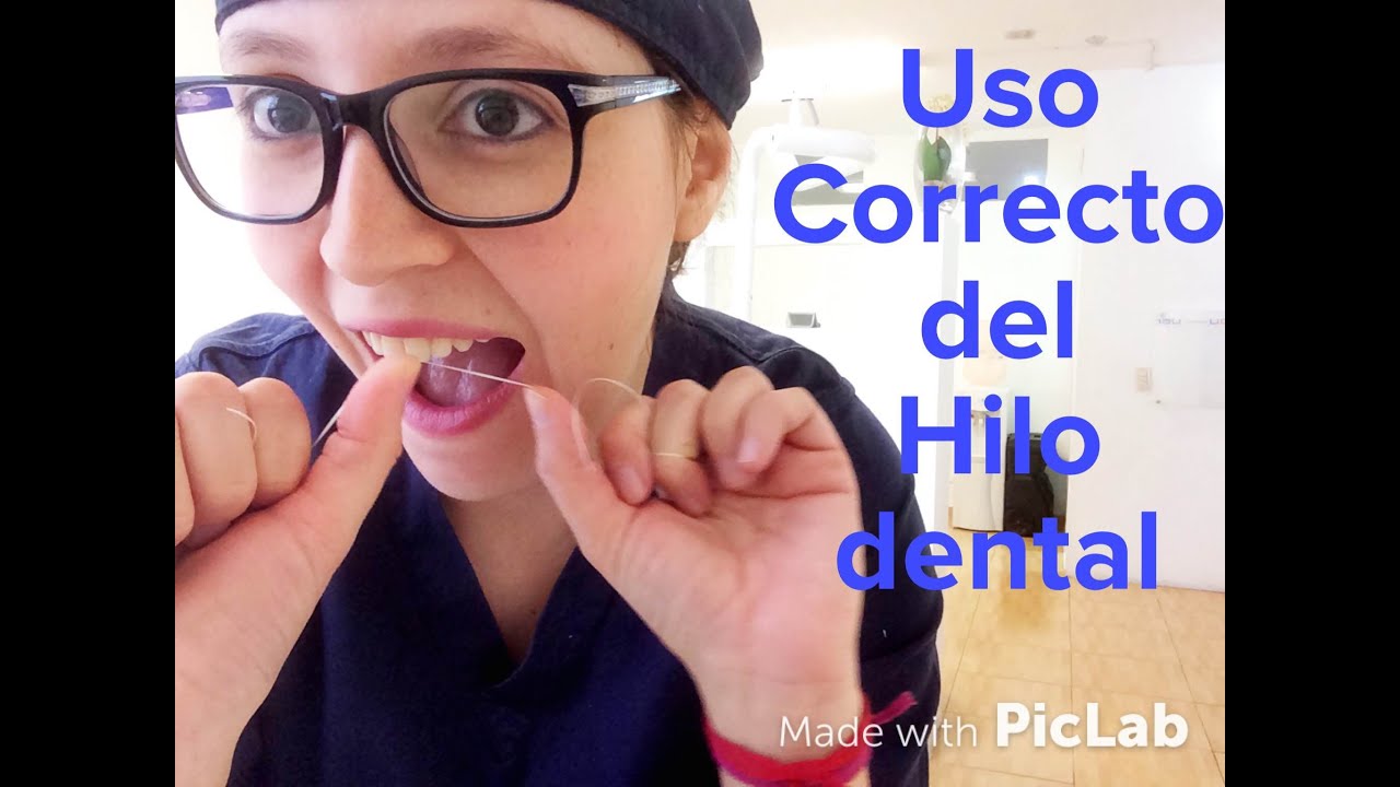Uso correcto del hilo dental