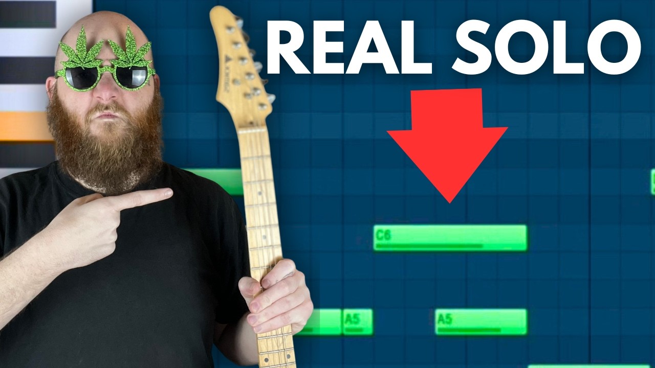 How to Program REALISTIC MIDI Guitar Solos