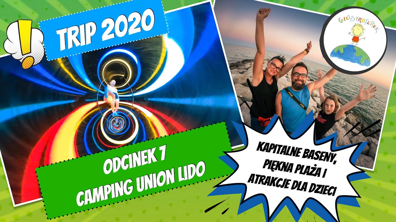 Camping Union Lido Włochy - baseny, plaża, domki, parcele, sanitariaty, rozrywka, tereny sportowe