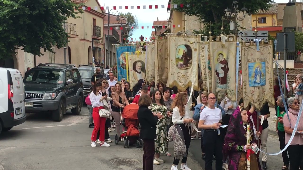 Processione Santa Barbara 2024 ( piazza is griffònis)