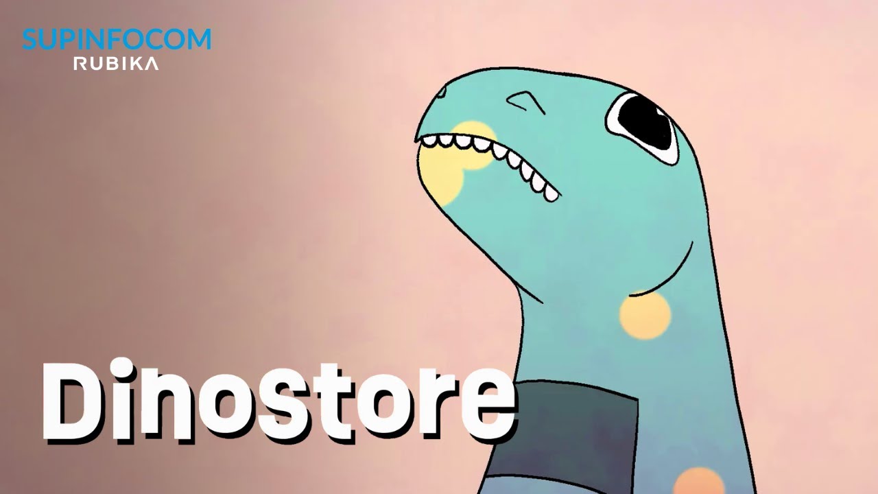 2D animation film | Dinostore | 2nd year 3D animation class 2022