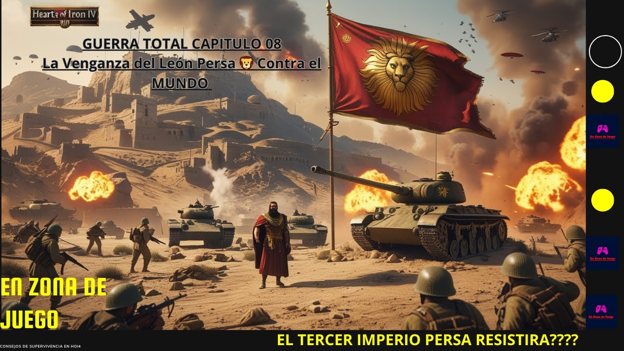 HOI4 (Capitulo8) El Tercer Imperio Persa a por la Conquista de la India.