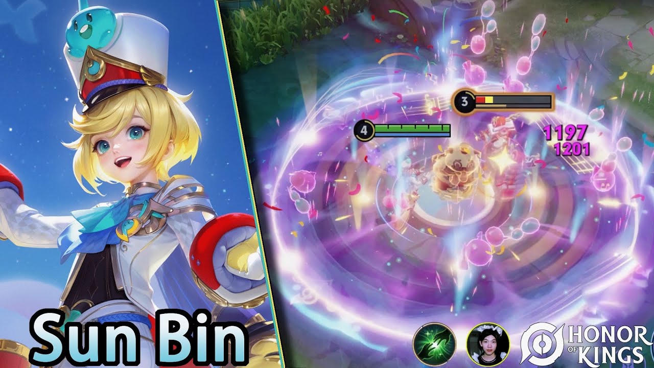 HOK（Sun Bin） Fairy tale animal park theme skin｜Skin temática do parque de animais de conto de fadas