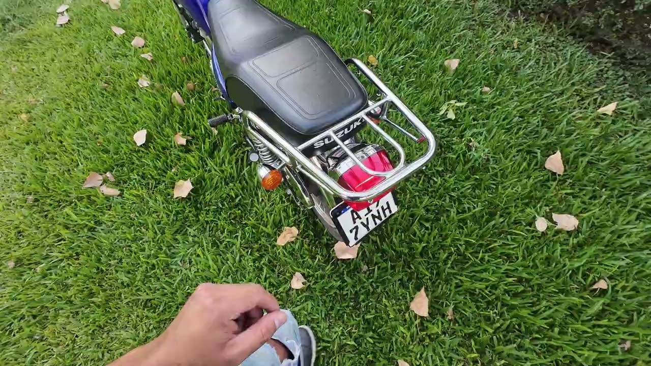 Suzuki GN 125 arranque 