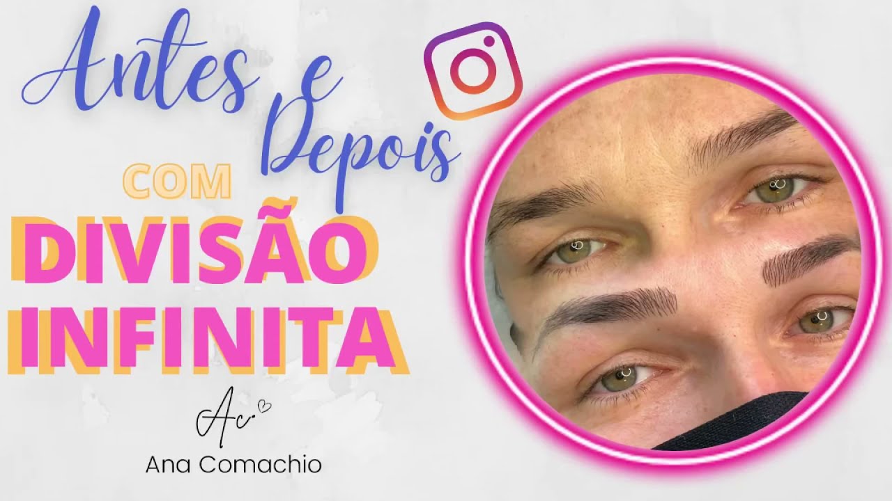 ANTES E DEPOIS com “Divisão Infinita” para FOTOS de SOBRANCELHAS, MICRO, OLHOS E LÁBIOS no PICSART