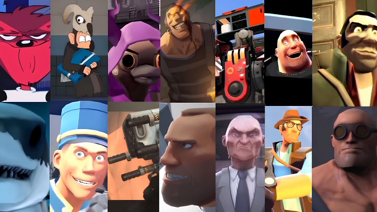 Defeats of my favorite Team Fortress 2 villains (part 1.5). Please subscribe and like