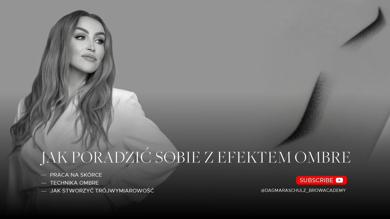 OMBRE BROWS - Jak uzyskać efekt Ombre - ćwiczenia na skórce - tutorial