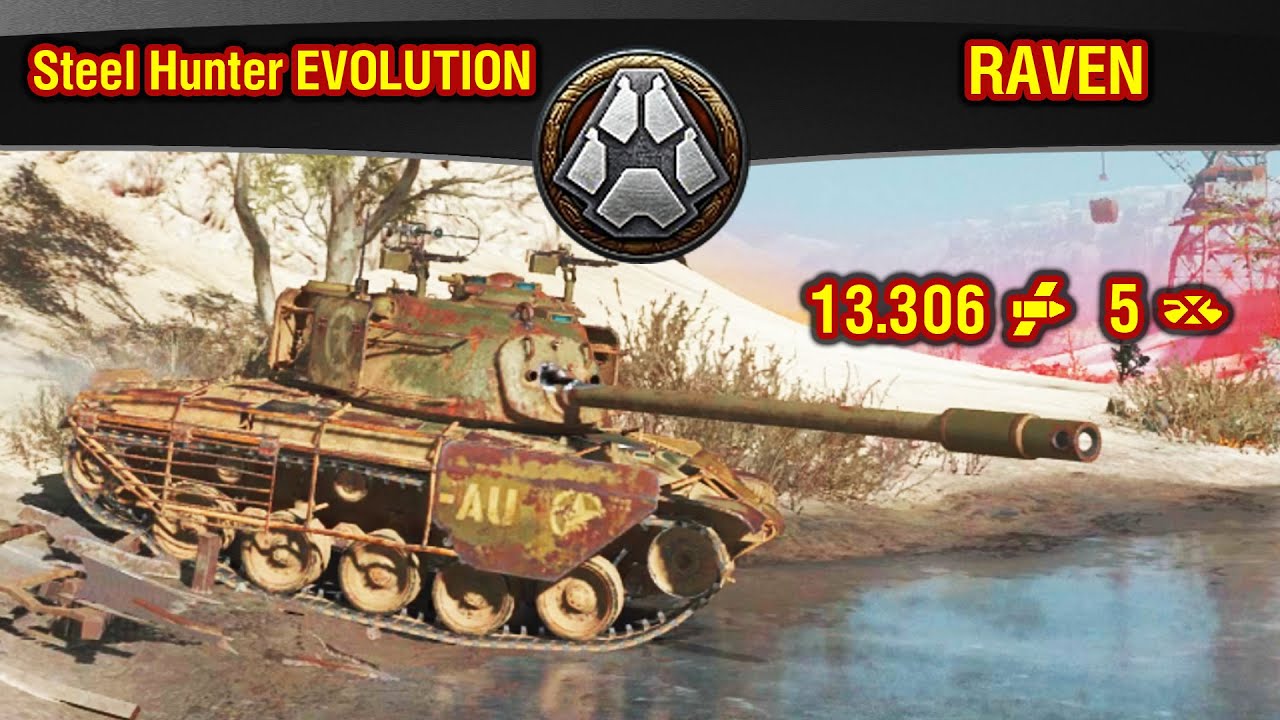 World of Tanks || Steel Hunter EVOLUTION 2024 - Raven Gun 3 - Win 4