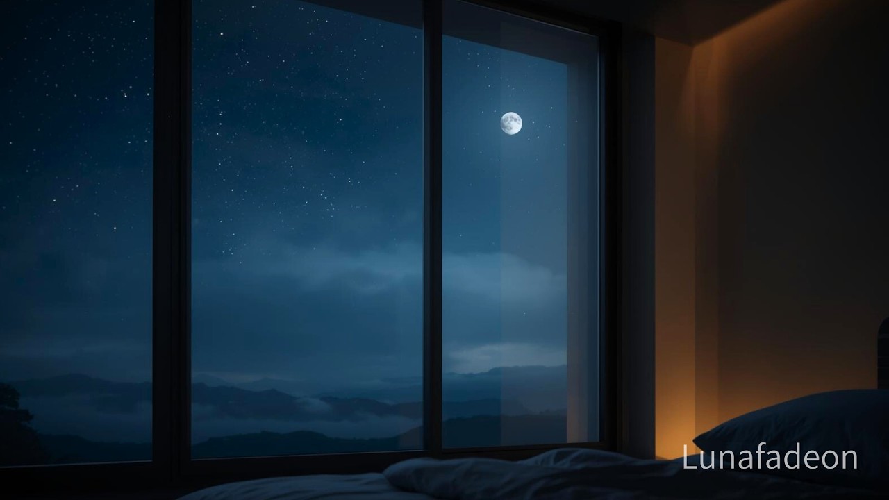 8 Hours Deep Sleep Ambient – Moonlit Window 🌙
