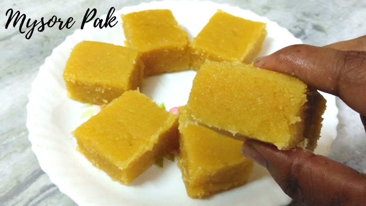 Soft and Melting Mysore Pak for Festivals at Home | Holi Special Sweets shop recipes