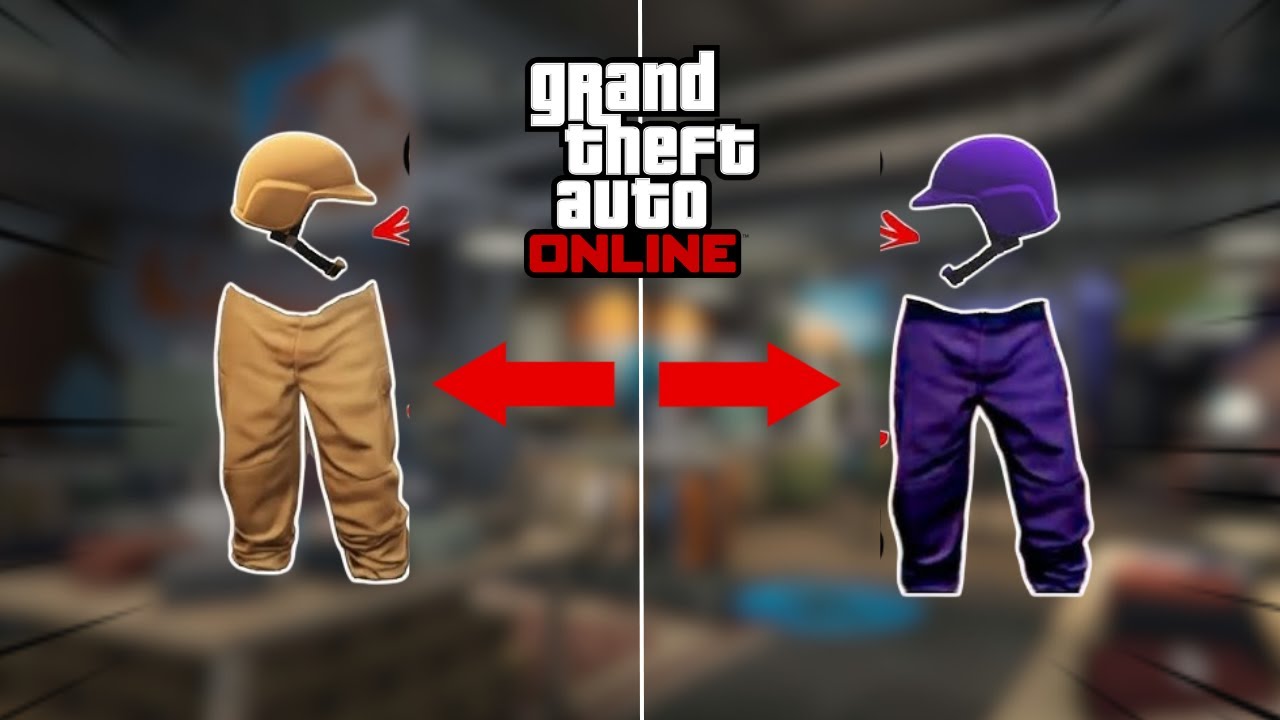 Como conseguir los joggers morados y naranjas y casco naranja y morado gta 5 online PS4/5 XBOX ONE/X