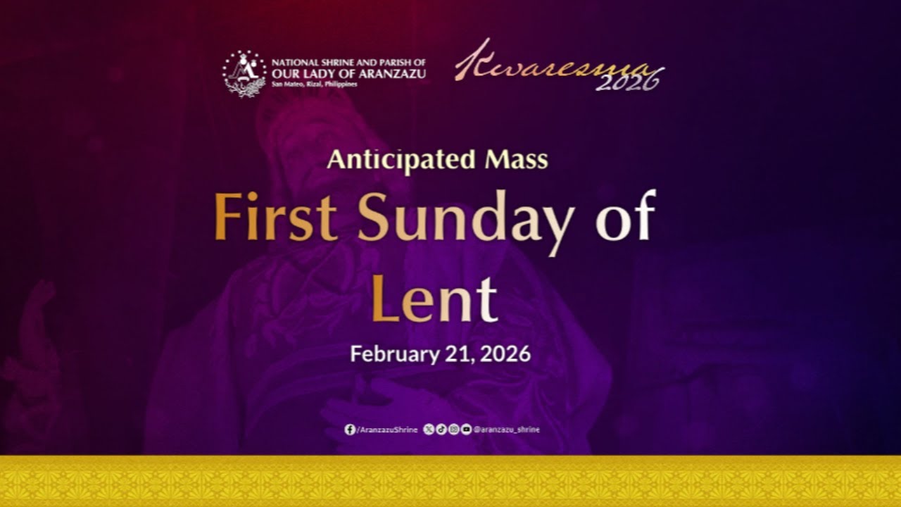 WATCH: 2026 First Sunday of Lent (Anticipated Mass)