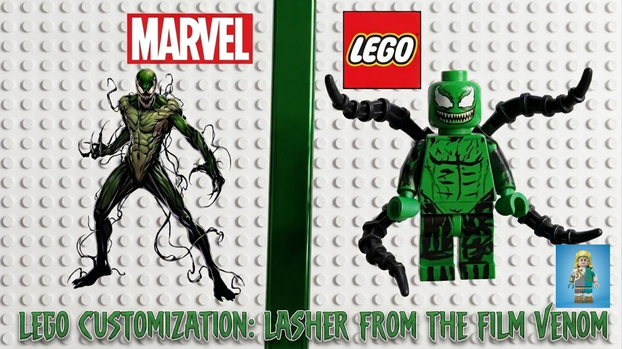 I made Lasher from Venom 3 with Lego