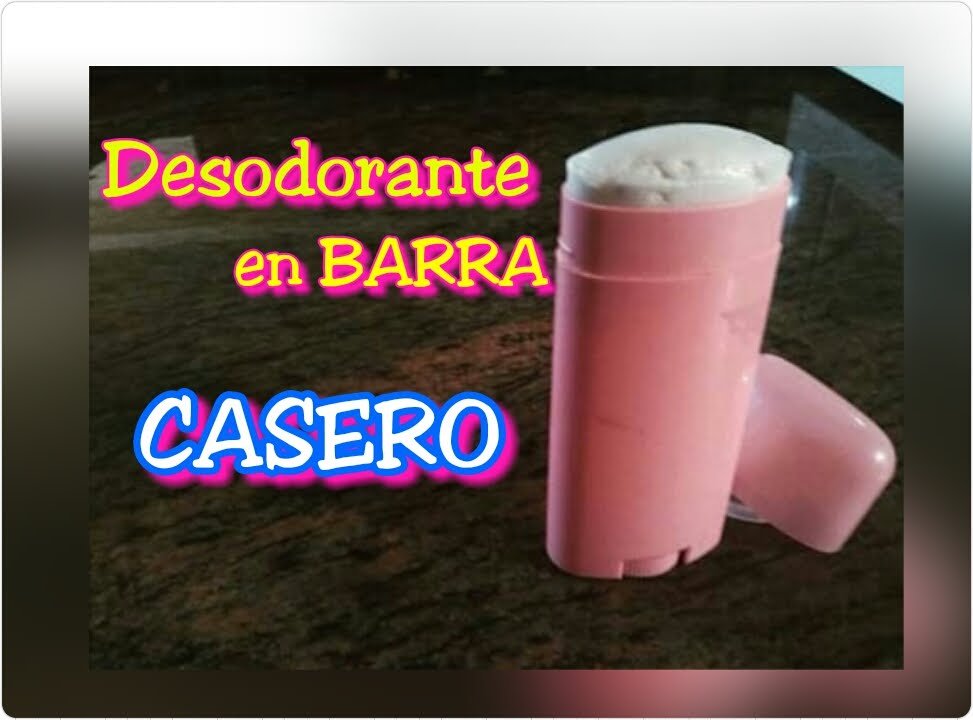 Desodorante CASERO en BARRA