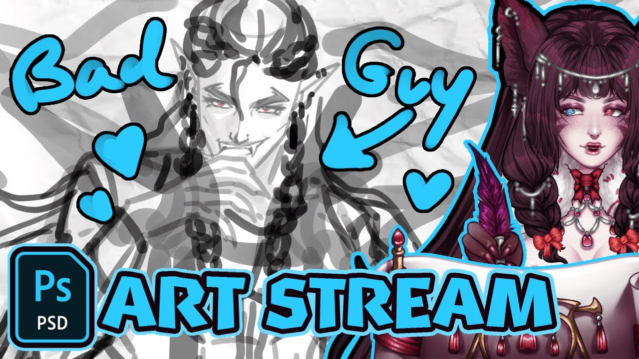 🌹【ART STREAM PR 6】🌹 Coloring a very spooky lad! LIVE VOD