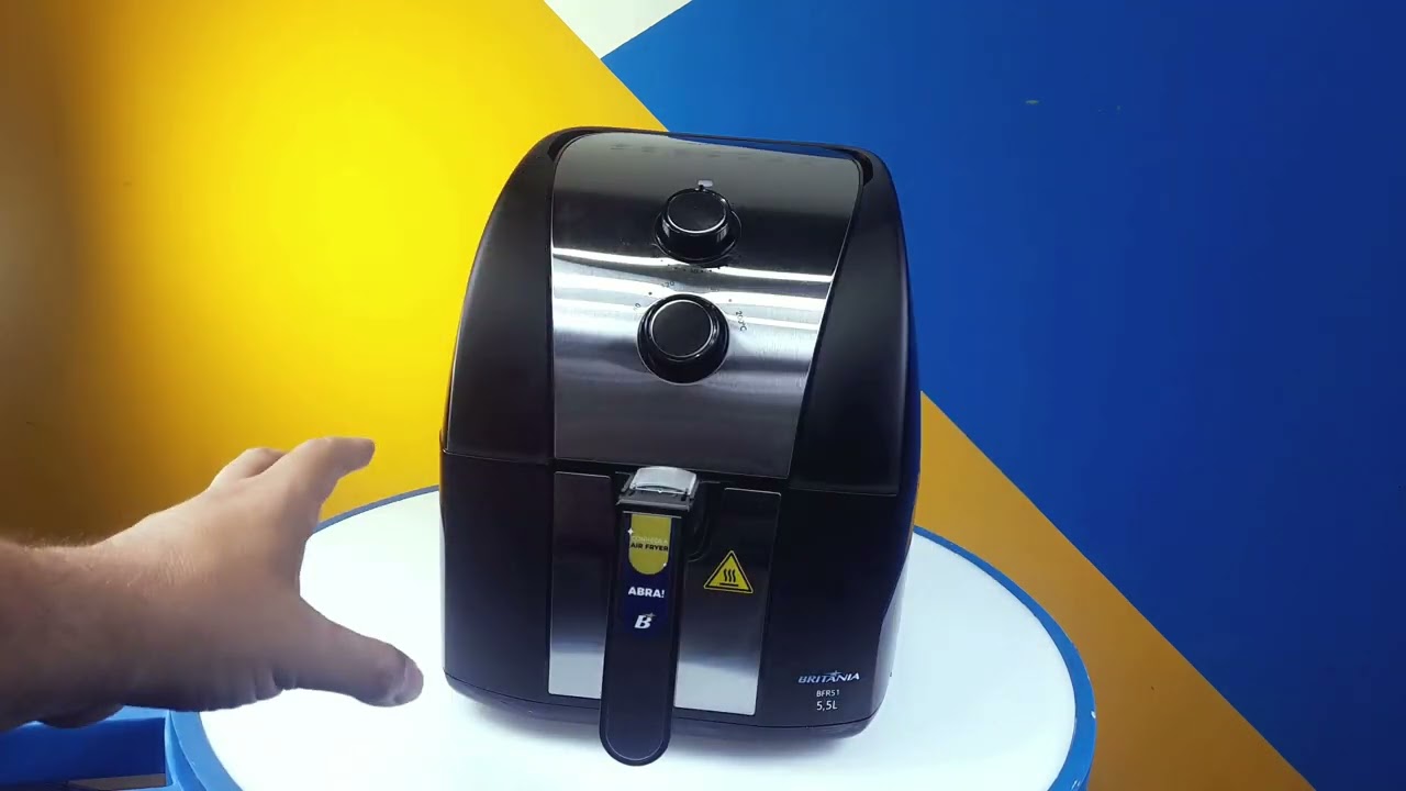 Fritadeira El&eacute;trica Air Fryer Brit&acirc;nia 5,5L Gold BFR51