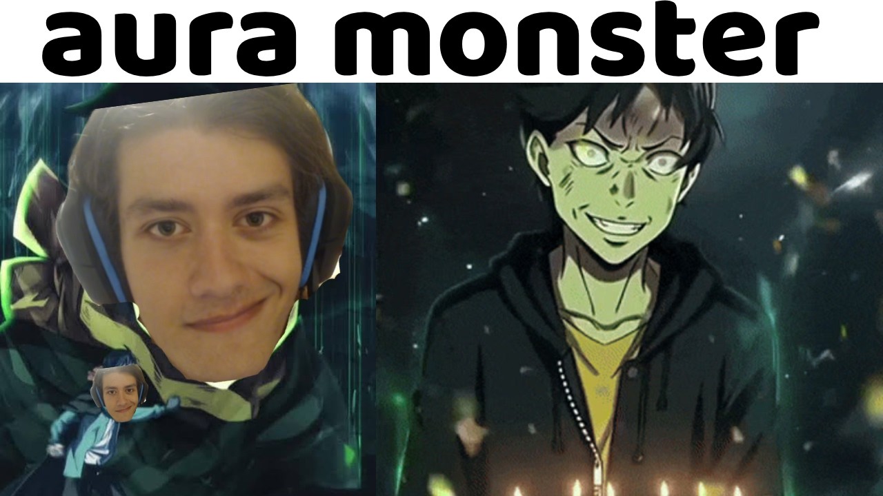 Becoming The AURA MONSTER And CLIMBING STAIRS In Roblox