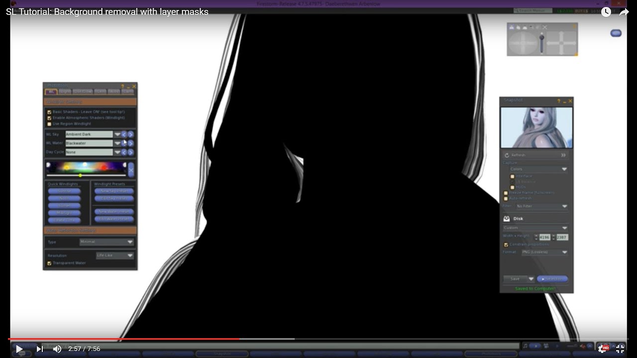 SL Tutorial: Background removal with layer masks