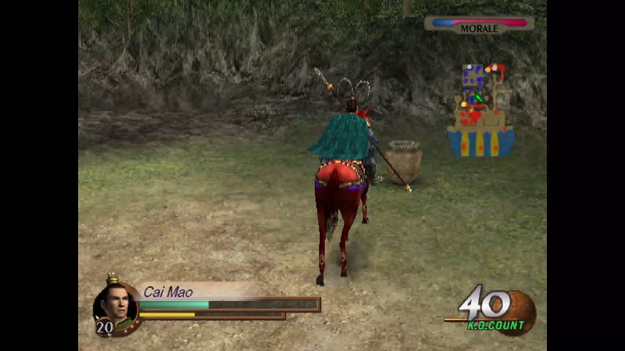 Dynasty Warriors 3 Mod - NPC Cai Mao Gameplay