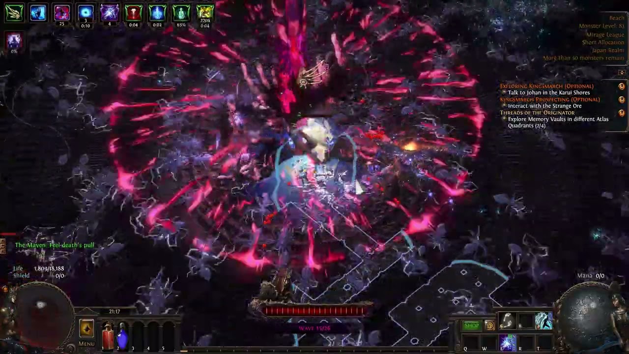 POE 3.28 - 18K HP Rathpith Globe  Spark of the Nova  Reliquarian - Enrage Hive Run