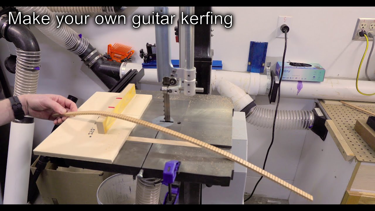 Make your own guitar kerfing