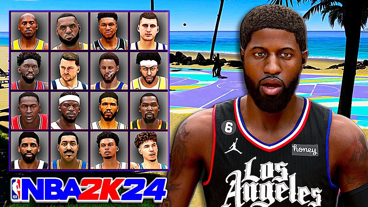 BEST Paul George Face Creation on NBA 2k24!