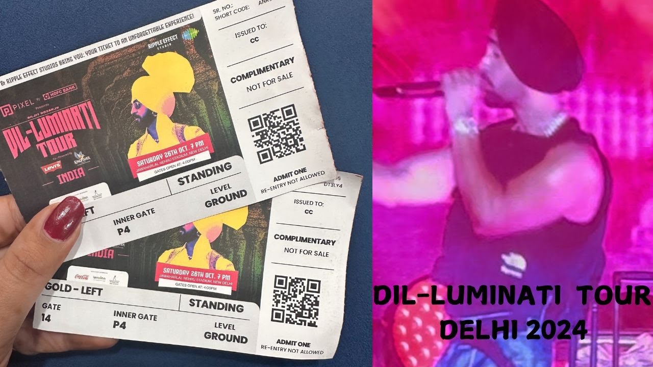 Diljit Dosanjh Concert, Delhi 2024 | Punjabi Dilli Aagye Oyee!♥️