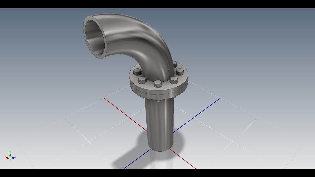 Tip Rapido en inventor de como colocar tornilleria en una brida