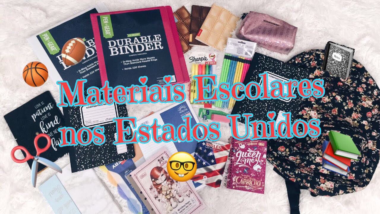 Material escolar dos Estados Unidos  2018 | Diário de intercâmbio USA #17