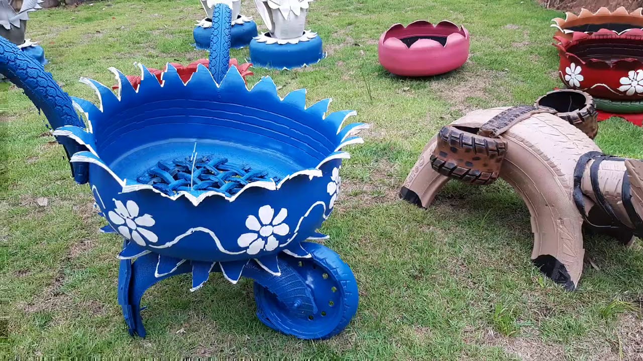 #LINDAS SUCULENTAS & ARTE EM PNEUS #Reutilizar com criatividadae
