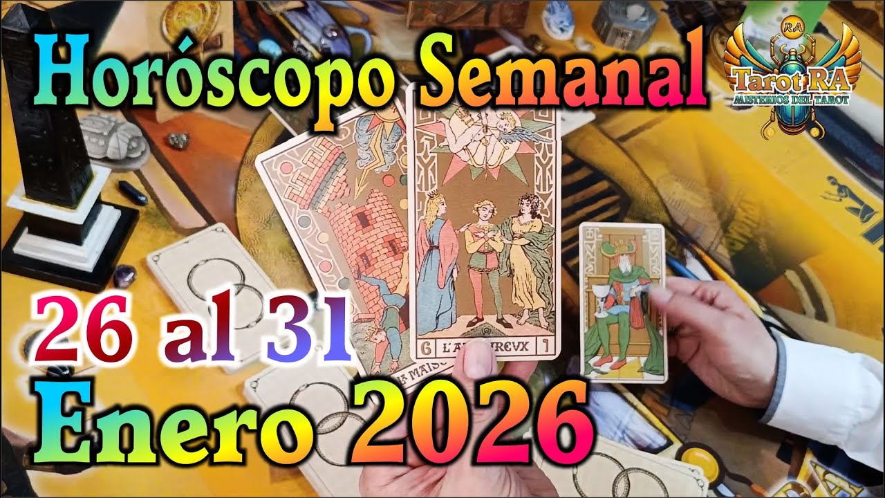 🌟Horóscopo ÚLTIMA Semana Enero 2026 | La INTENSA 💥Conjunción Marte-Plutón😱