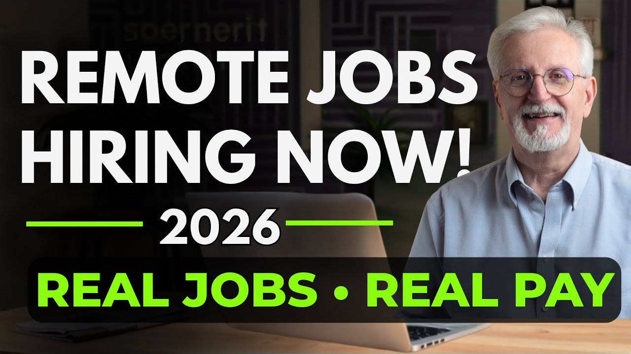 Hiring Now: 3 Work From Home Jobs for 50+ | Legit Companies Hiring in 2026