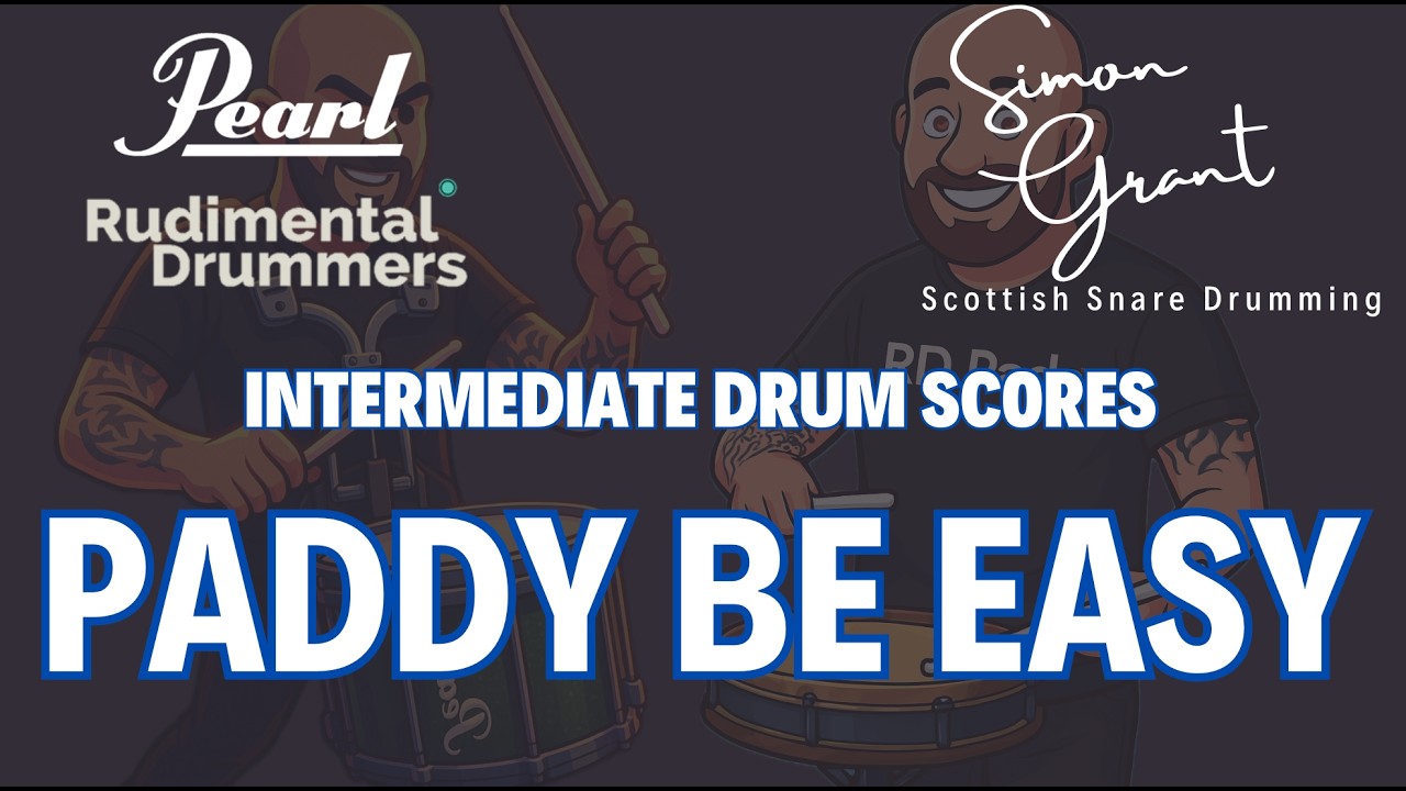 🥁Paddy be Easy - Intermediate - Scottish Snare Drumming🥁