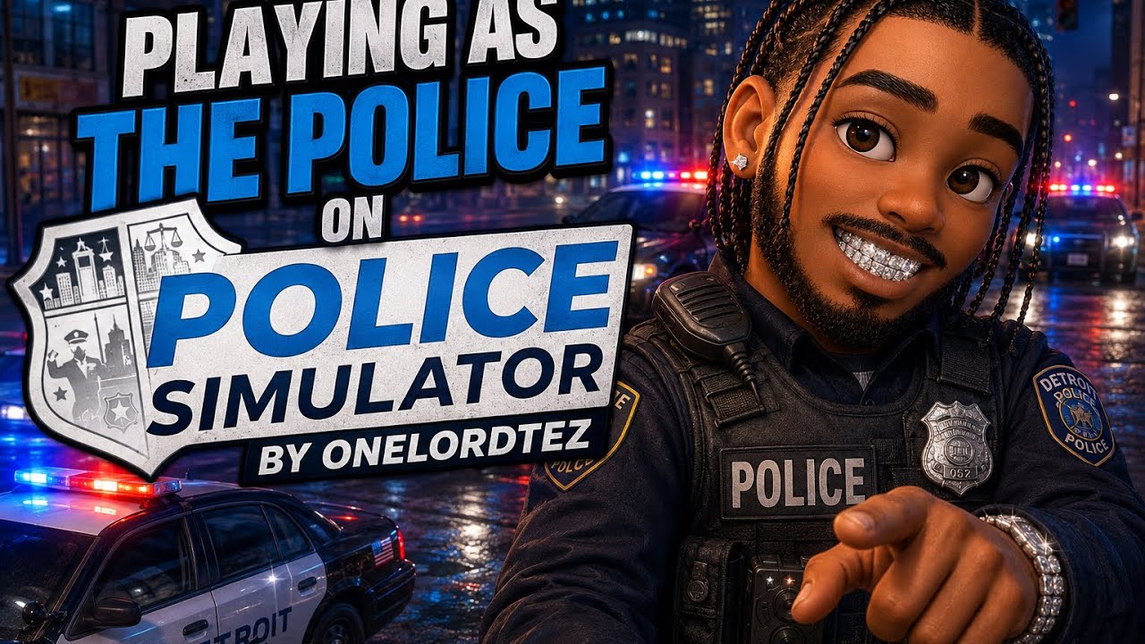 Police SIM  -OneLordTez RP- Funny Free Roaming Live Follow Twitch.Tv/OneLordTez 