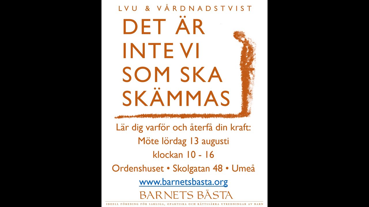 Ume&aring; socialtj&auml;nsten och barnets b&auml;sta?