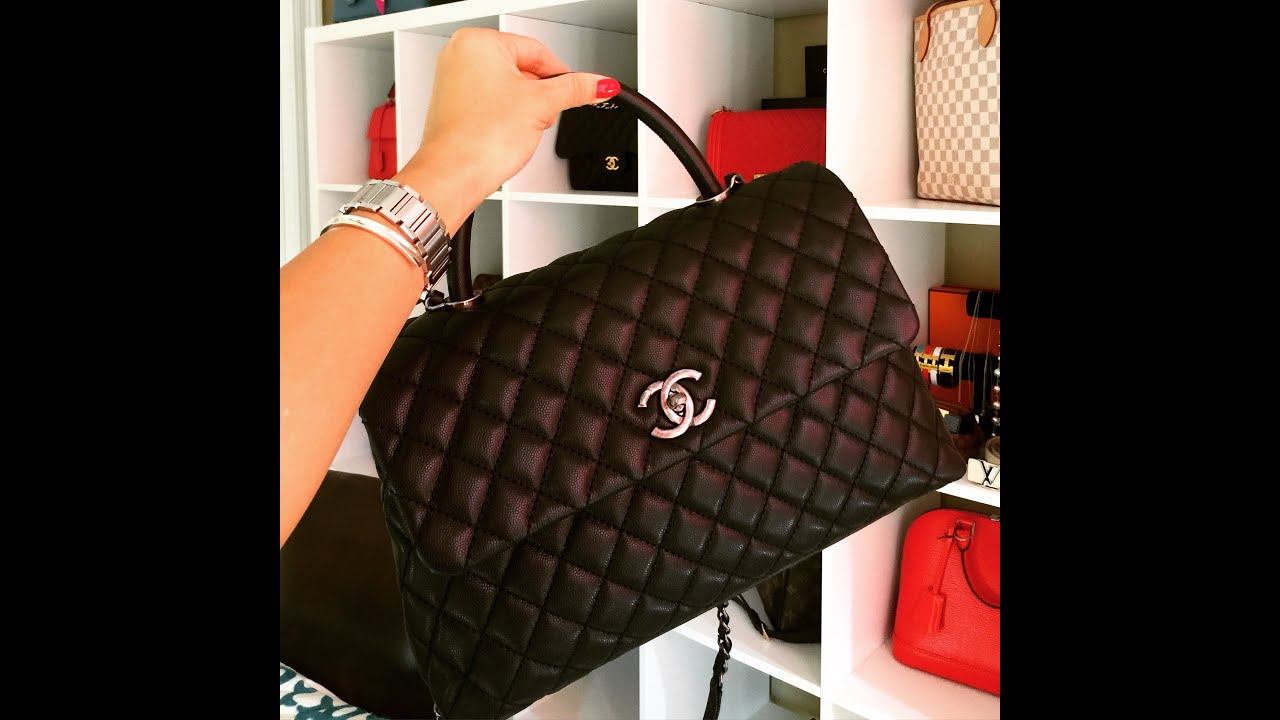 CHANEL COCO HANDLE / What fits in it & More details