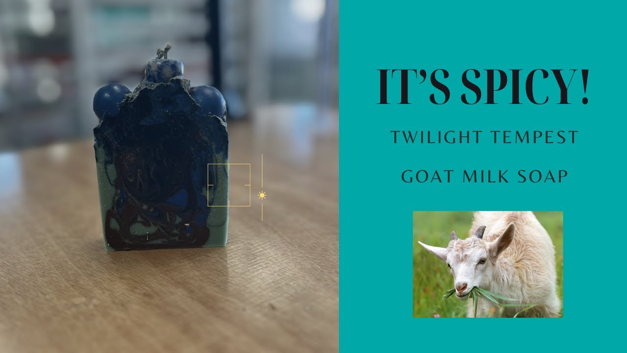 IT'S SPICY! GOAT MILK SOAP WITH BEAUTIFUL STONE APPLES