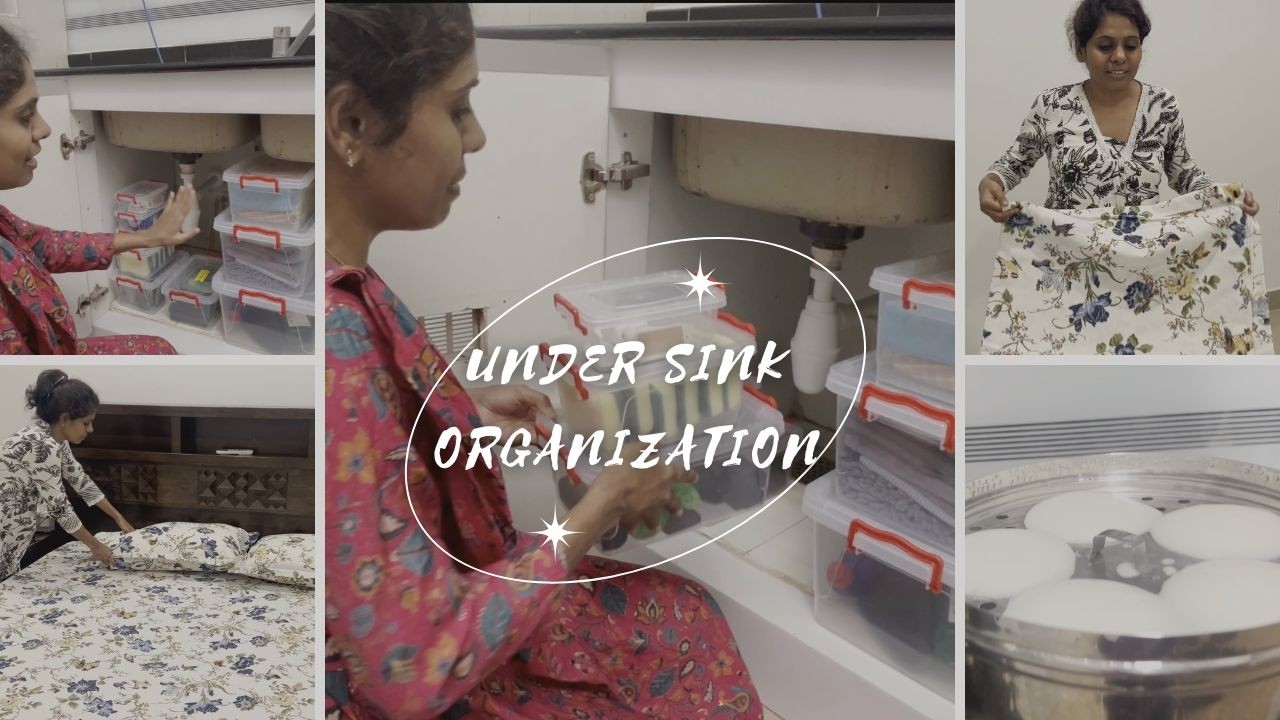 Kitchen Under Sink Organization | Affordable organizers from Dmart |New Bedcovers at  Discount